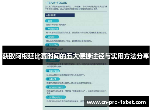 获取阿根廷比赛时间的五大便捷途径与实用方法分享