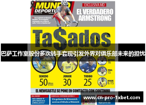 巴萨工作室股份多次转手套现引发外界对俱乐部未来的担忧